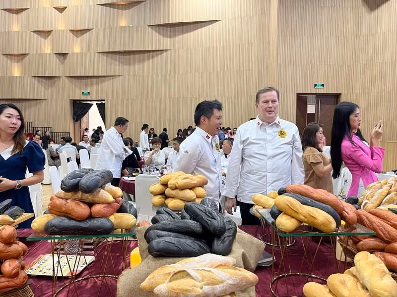 The event is attended by many international delegates.