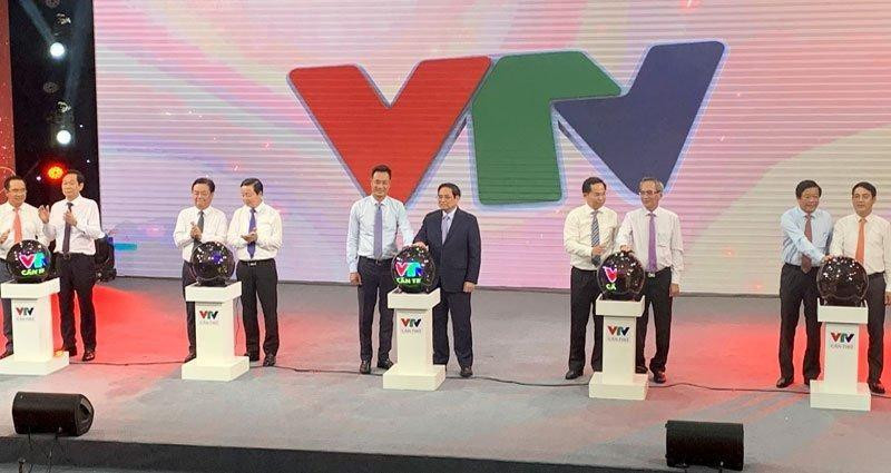 The ceremony to launch VTV Can Tho. (Photo: Nhan Dan)