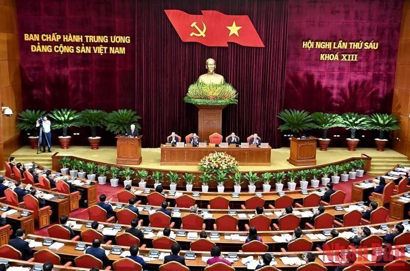 The 6th plenum of the 13th Party Central Committee. (Photo: Dang Khoa)