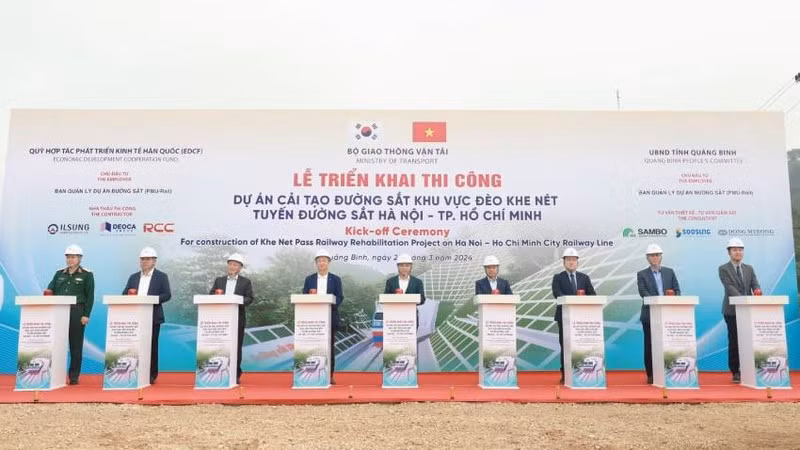 The ceremony to kick off the project. (Photo: NDO)