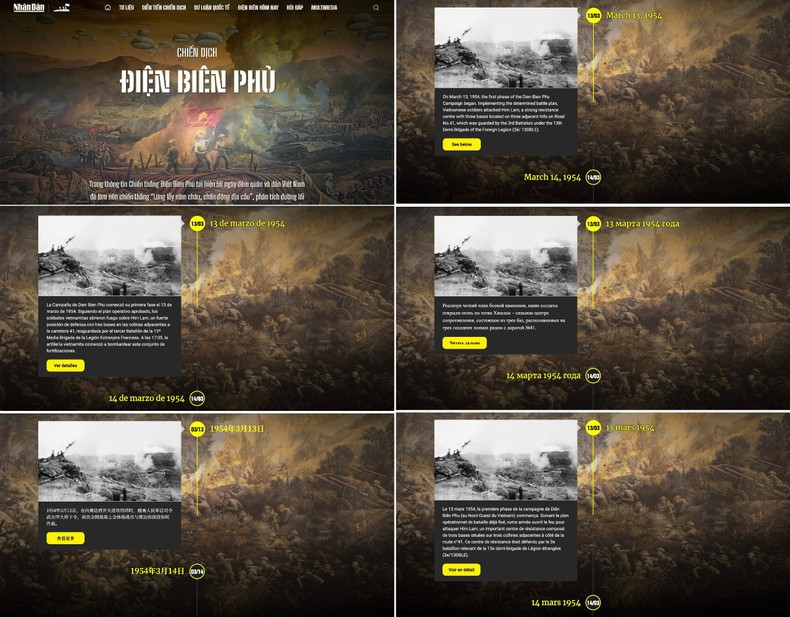 The special coverage is available in six languages.