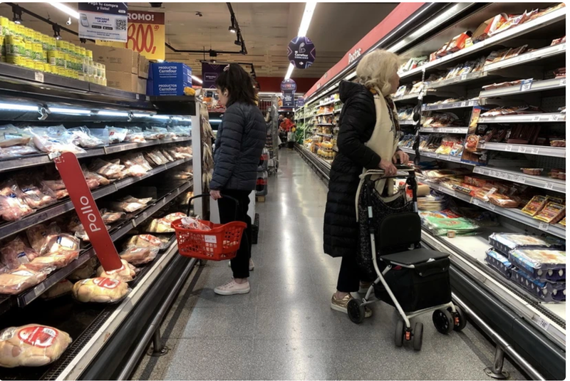 A supermarket in Argentina.