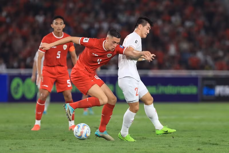 Vietnam lost 0-1 to Indonesia in the first-leg match at Gelora Bung Karno Stadium in Jakarta on March 21.