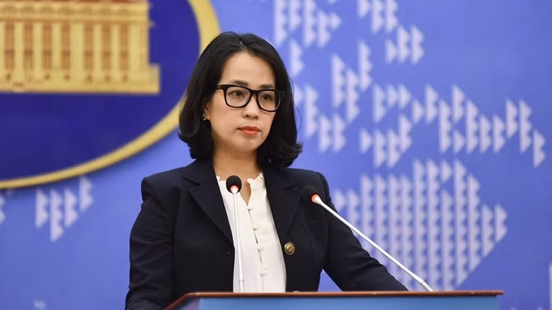 Spokesperson of the Ministry of Foreign Affairs Pham Thu Hang (Photo: MOFA)