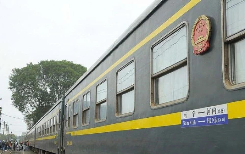 A Ha Noi - Nanning (China) train. (Photo: VNA)