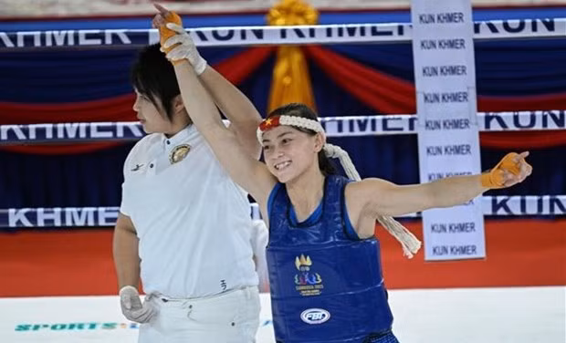 Vietnamese fighter Huynh Ha Huu Hieu (Photo: VNA)