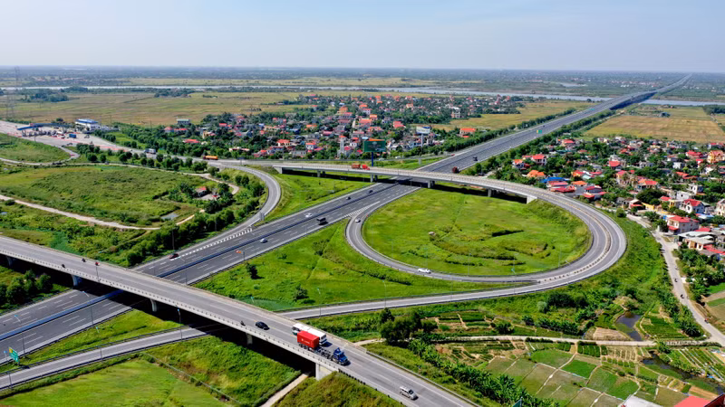 An expressway in Vietnam.