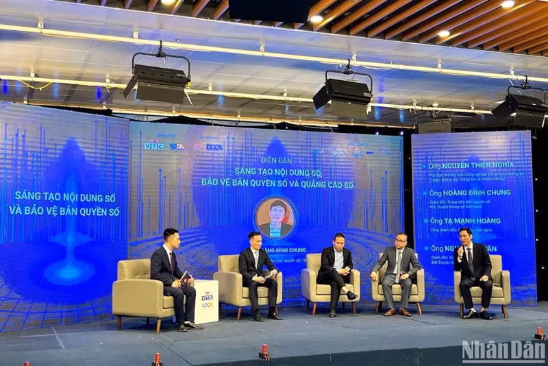 A panel discussion at the forum.