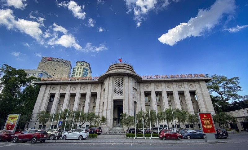 The headquarters of the State Bank of Vietnam.