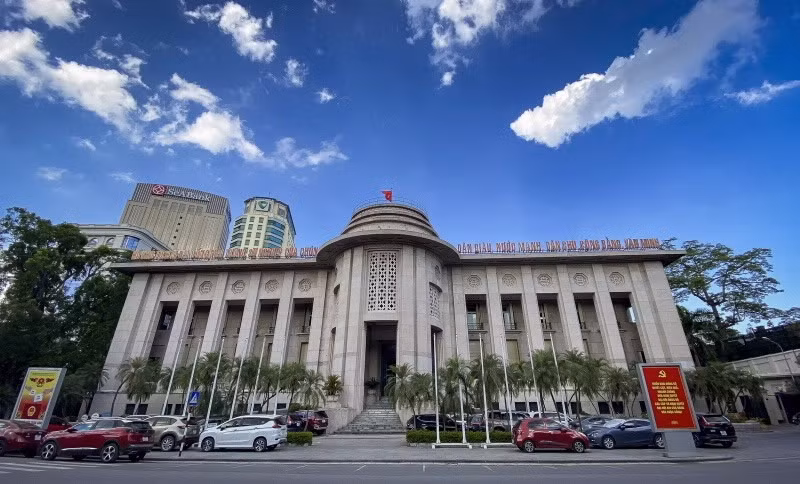 The headquarters of the State Bank of Vietnam.