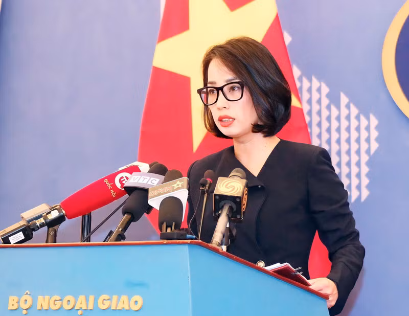 Foreign Ministry spokesperson Pham Thu Hang. (Photo: VNA)