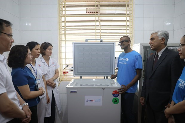 At the handover ceremony (Photo: VNA)