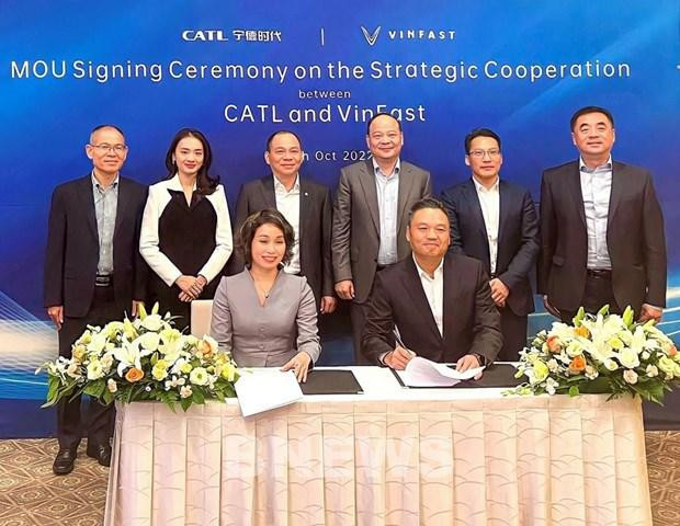 At the signing ceremony (Photo: VNA)