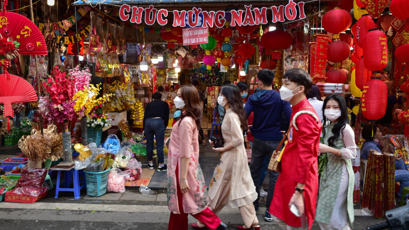 Lunar New Year is celebrated by Vietnam and many countries in Asia.