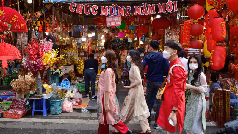 Lunar New Year is celebrated by Vietnam and many countries in Asia.