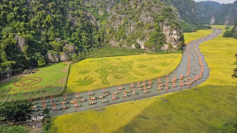 The stunning landscape of Ninh Binh. (Photo: Duc Phuong)