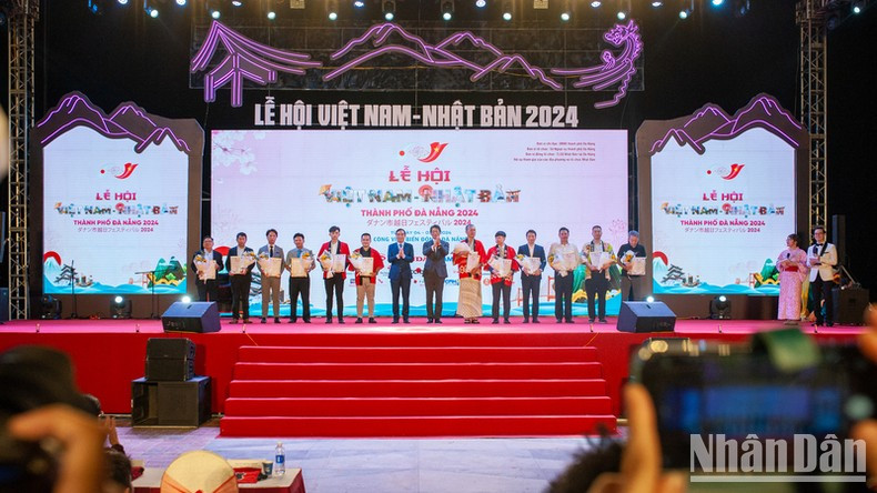 The opening ceremony of the Vietnam-Japan Festival in Da Nang.