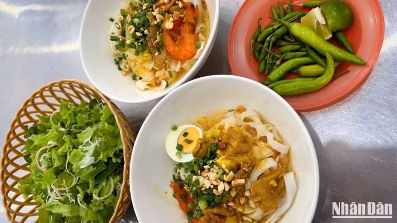 Mi quang in Da Nang.