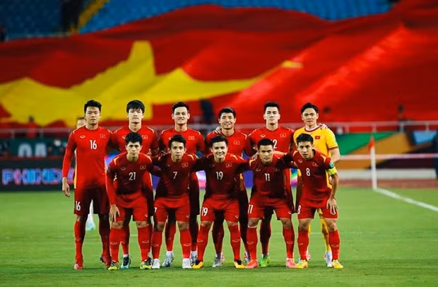 The Vietnamese squad (Photo: VNA)