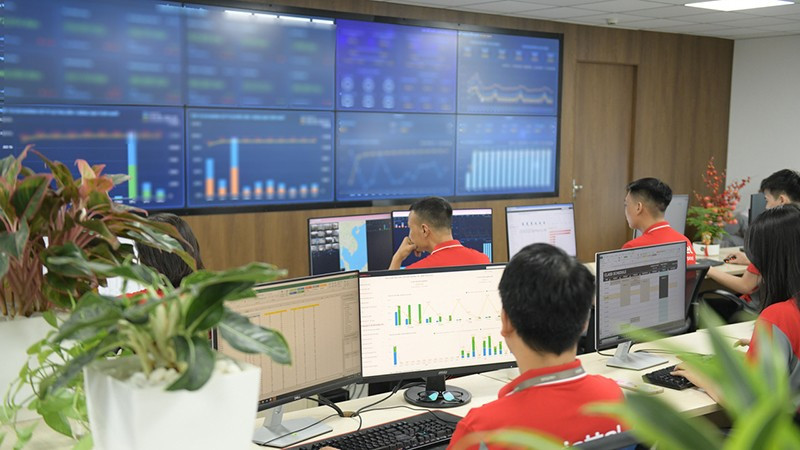 The operation centre of Viettel Post.