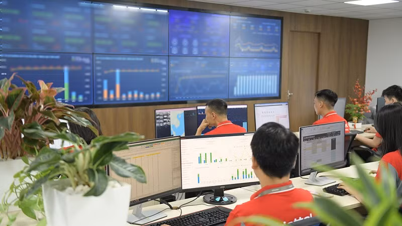 The operation centre of Viettel Post.