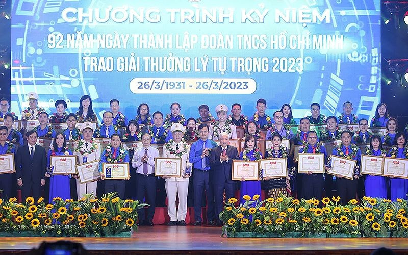 The Ly Tu Trong Award ceremony.