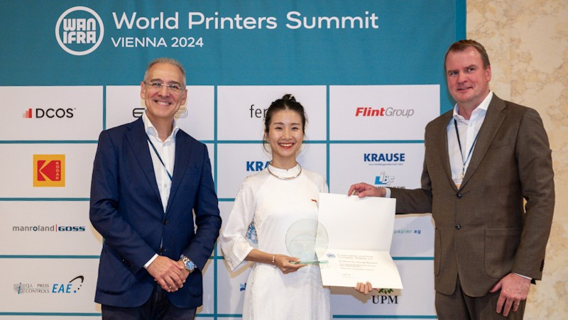 Nhan Dan wins the “Product for Young Reader” category at the 2024 Sustainability and Print Innovation Awards. (Photo: WAN-IFRA)