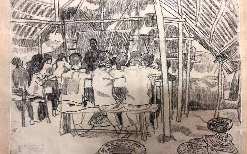 “A class under the ground” by Ngo Ton De “A class under the ground” by Ngo Ton De