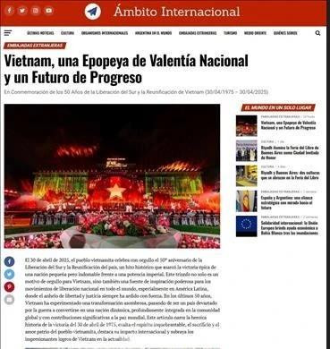 Vietnam's heroic epic written in blood: Latin American media