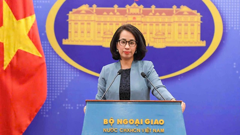 Spokesperson of the Ministry of Foreign Affairs Pham Thu Hang. (Photo: MOFA) 