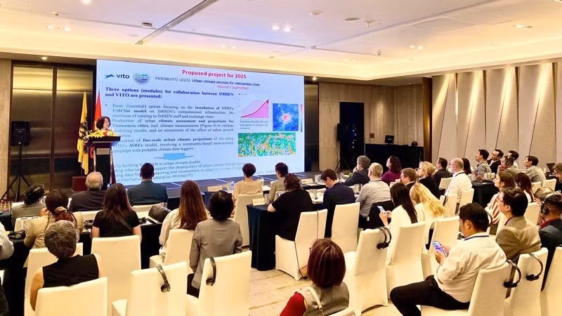 The seminar on climate change action programmes in Vietnam.