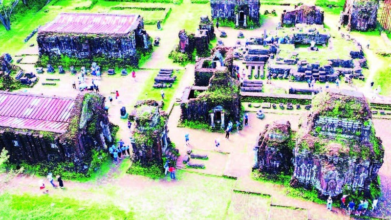 My Son Sanctuary, a UNESCO World Heritage site in Quang Nam Province.