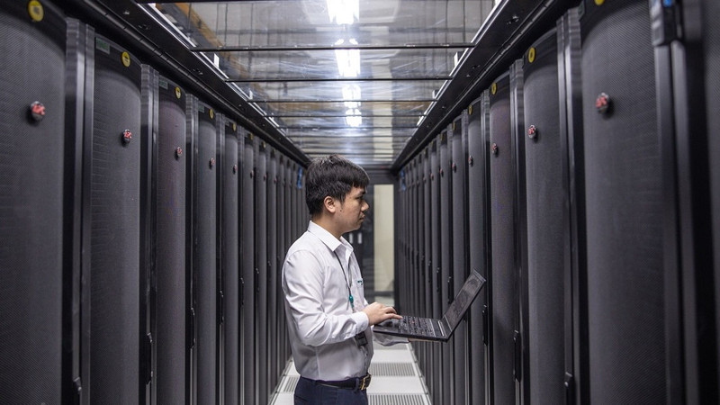 A data centre of Viettel. (Photo: VNA)