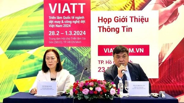 At the press conference (Photo: VNA)