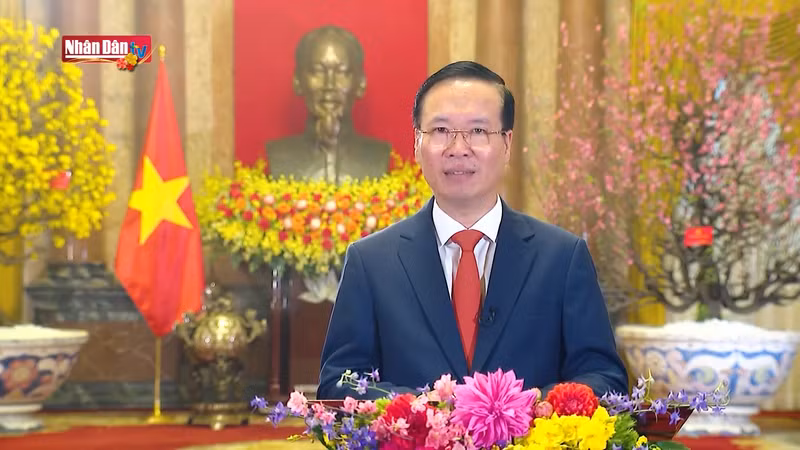 President Vo Van Thuong extends his Lunar New Year greetings.