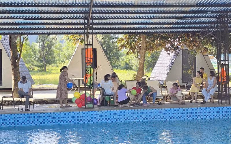 Tuan Le Glamping - A bright spot in combining agriculture with ecotourism in Da Nang.