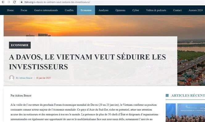 Swiss media spotlights attractiveness of Vietnam's investment environment