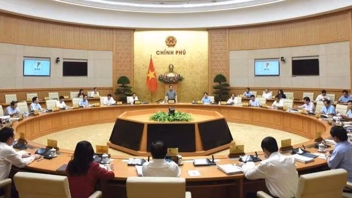 The Government's law-building session on September 22. (Photo: Tran Hai)