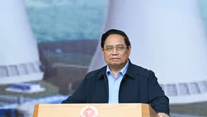 PM Pham Minh Chinh chairs the third meeting of the Steering Committee for the Nuclear Power Plant Construction on October 22. (Photo: NDO)