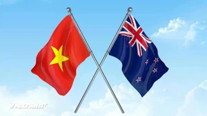 The flags of Viet Nam and New Zealand (Photo: VNA) 