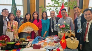 Vietnamese handicrafts showcased at the annual UN International Bazaar in New York. (Photo: VNA) 