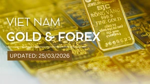 Infographic: Gold prices continue upward trend on March 25