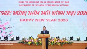 PM Pham Minh Chinh speaks at the banquet (Photo: VNA)