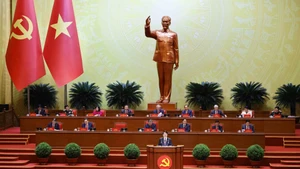 President Luong Cuong delivers the opening speech at the 14th National Party Congress. (Photo: VNA)