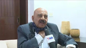 Former Indian Deputy National Security Adviser S.D. Pradhan (Photo: VNA)