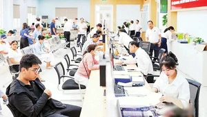 The operation of the two-tier local government model in Thanh Khe Ward, Da Nang City. (Photo: CONG VINH)