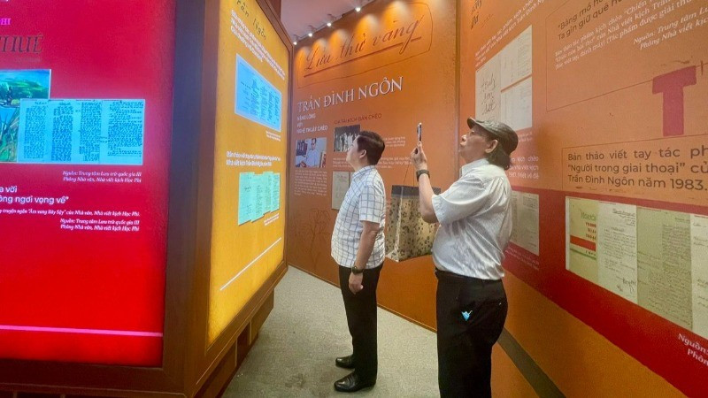 A corner of the exhibition space.