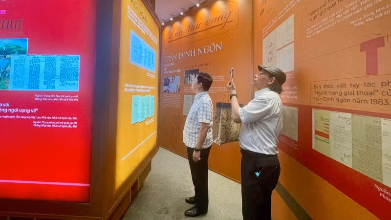 A corner of the exhibition space.