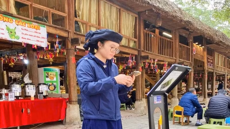 NFC chip-enabled boards have been installed at Thai Hai Village.