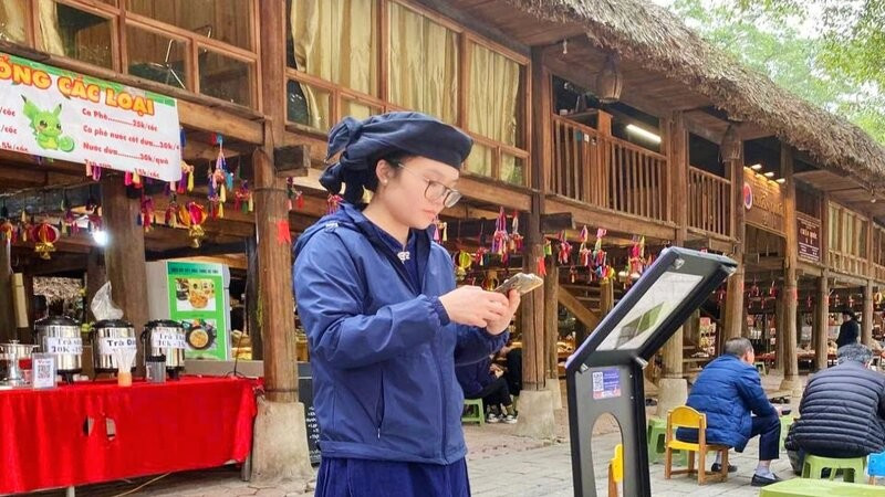 NFC chip-enabled boards have been installed at Thai Hai Village.